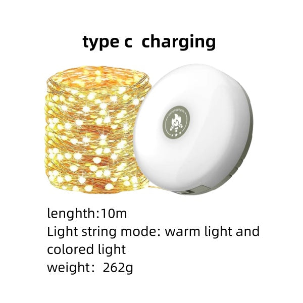 Waterproof Portable Stowable String Light