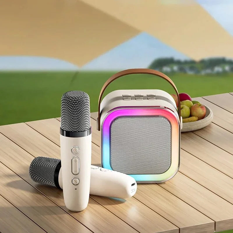 Portable Karaoke Machine With Wireless Microphones