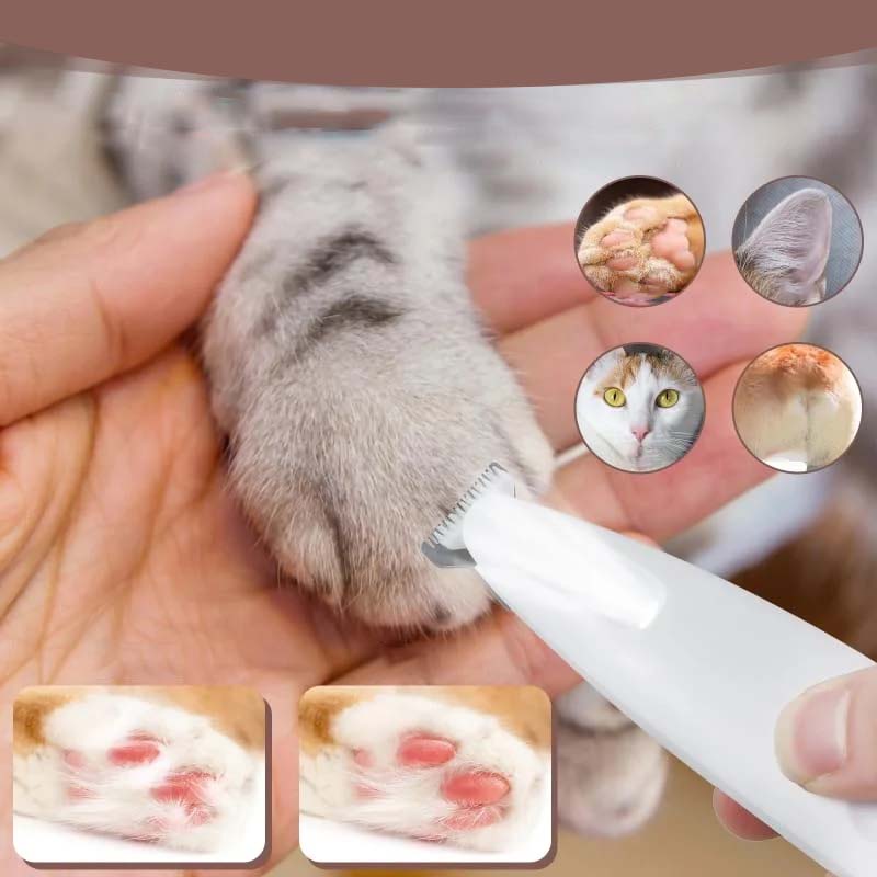 Pet Hair Trimmer With Led Light