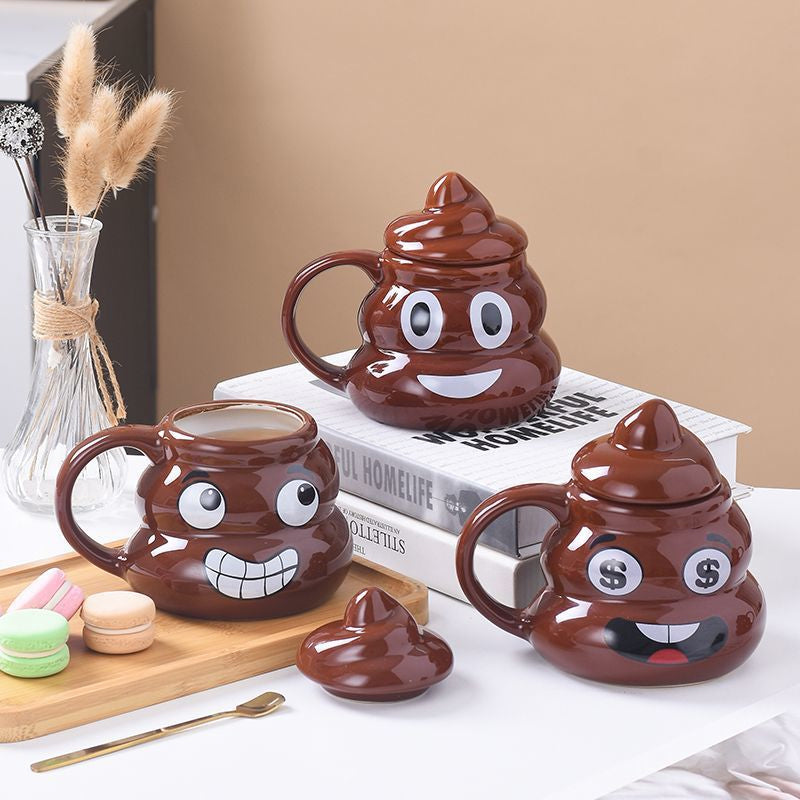 Naughty Prank Poop Ceramics Mug