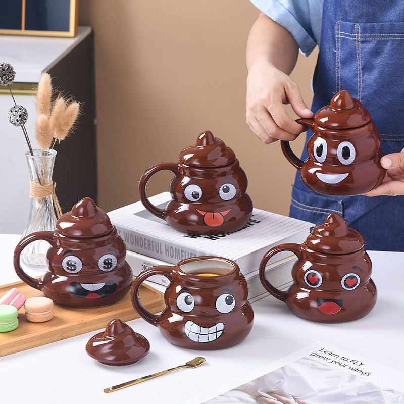 Naughty Prank Poop Ceramics Mug