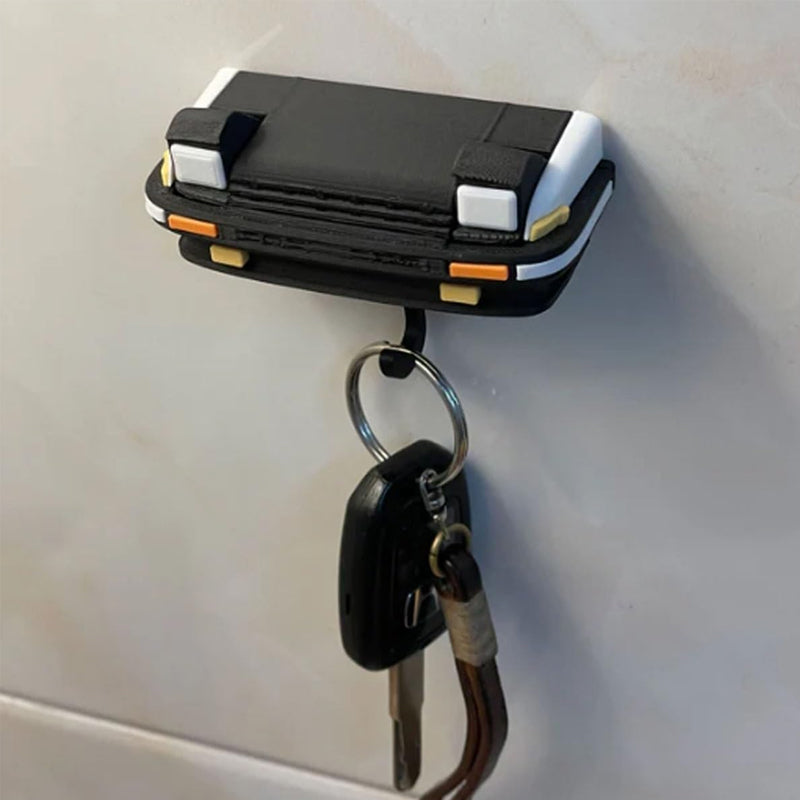 Retro Car Open Headlights Key Holder