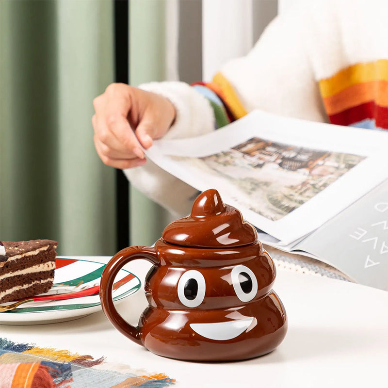 Naughty Prank Poop Ceramics Mug