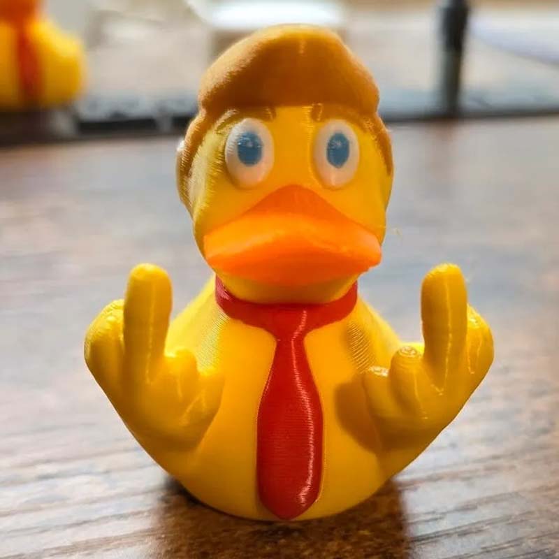 Double Middle Finger Duck