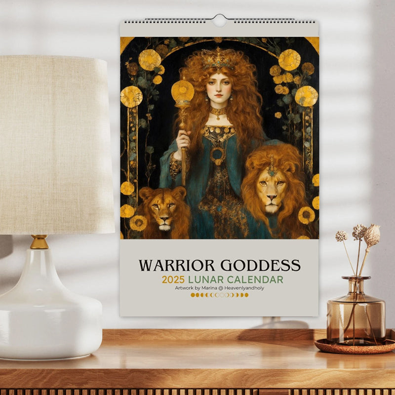 Warrior Goddess 2025 Moon Phase Calendar