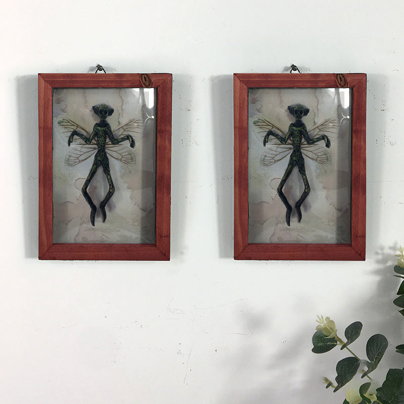 Mysterious Mummified Fairy in Frame