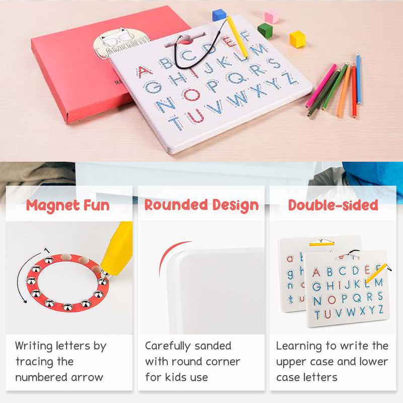 2-in-1 Double Sided Magnetic Alphabet Edition