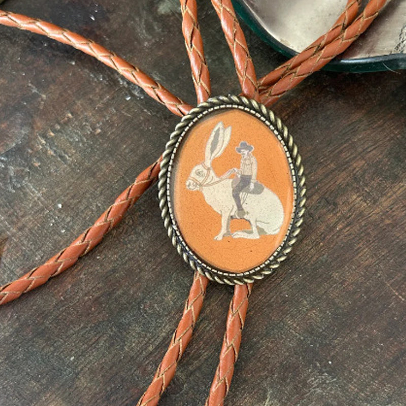 Banjo Frog Bolo Tie