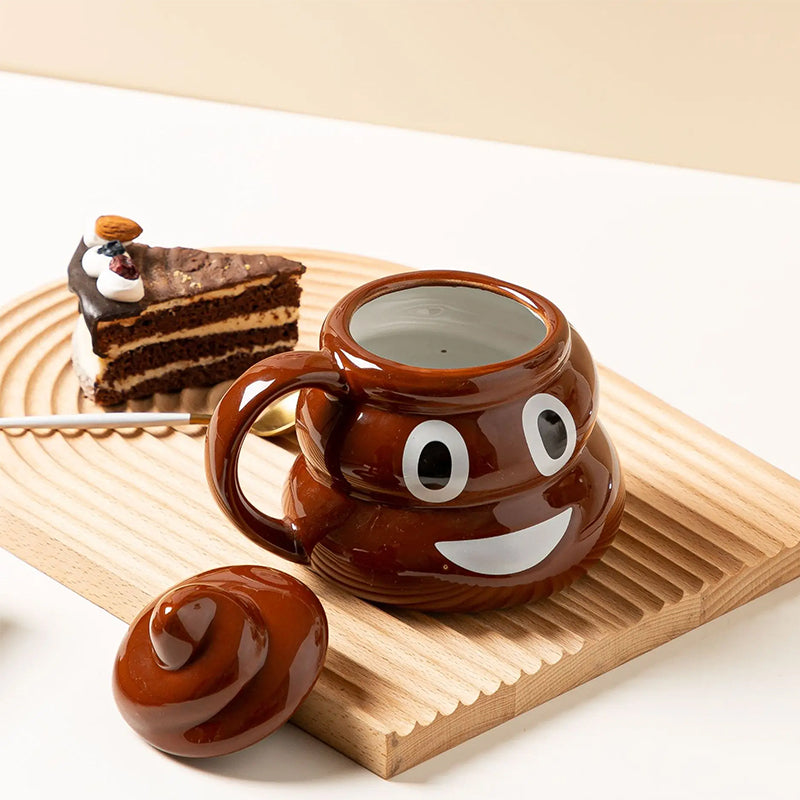 Naughty Prank Poop Ceramics Mug