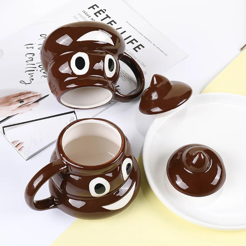 Naughty Prank Poop Ceramics Mug