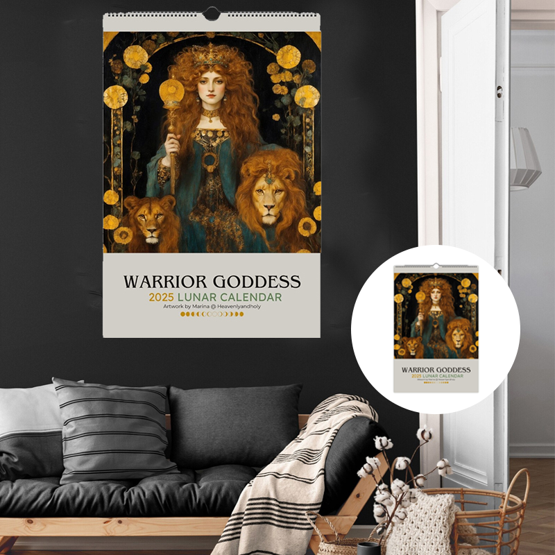 Warrior Goddess 2025 Moon Phase Calendar