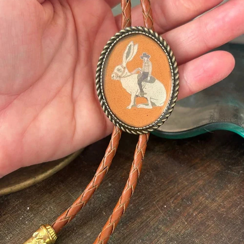 Banjo Frog Bolo Tie