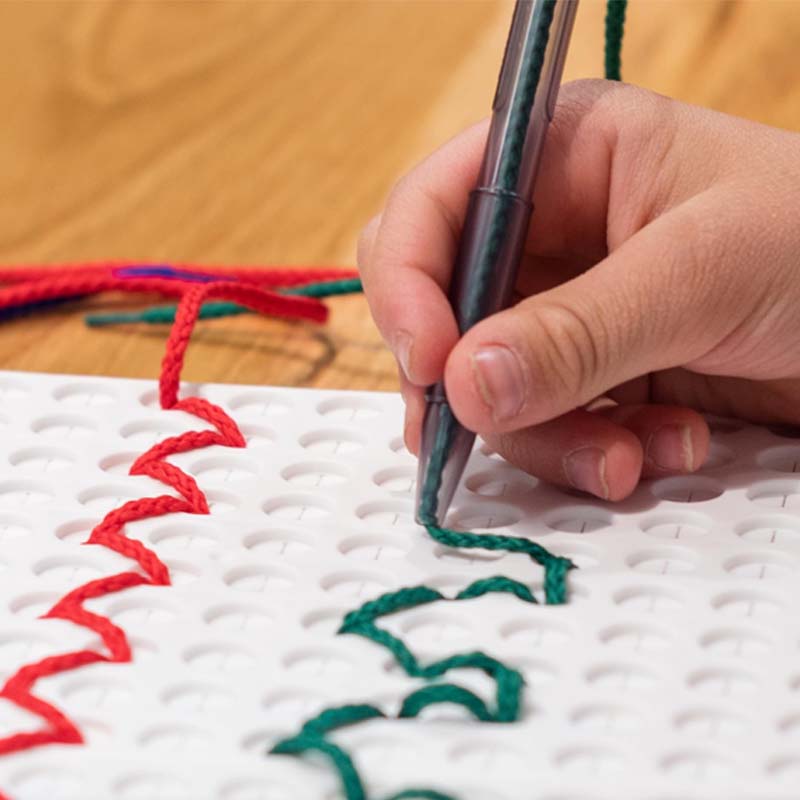 DIY Magic Threading Board for Kids