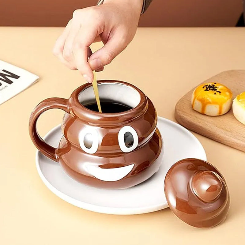 Naughty Prank Poop Ceramics Mug