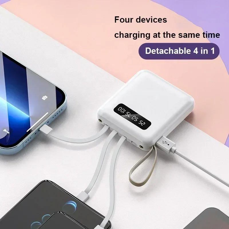 4-in-1 Power Bank Fast Charging