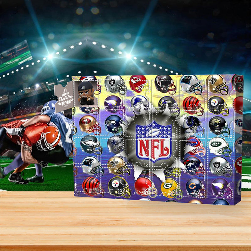 NEW NFL Advent Calendar - The One With 24 Little Doors