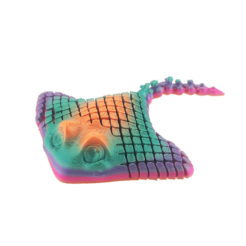 3D Printed Manta Ray Fidget Toy