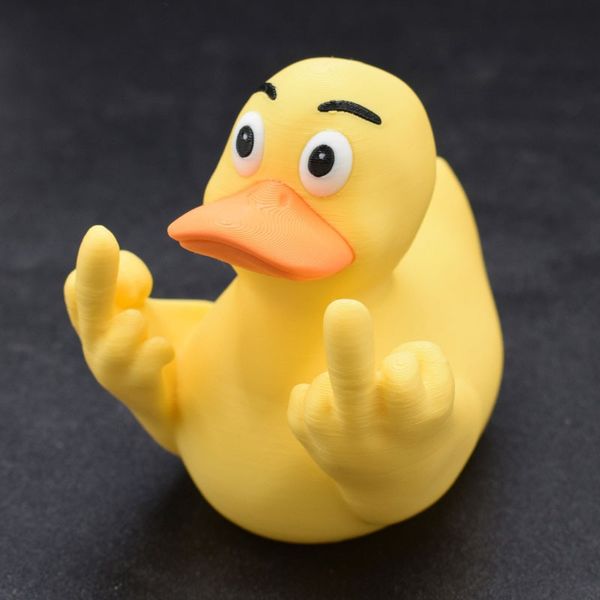 Double Middle Finger Duck