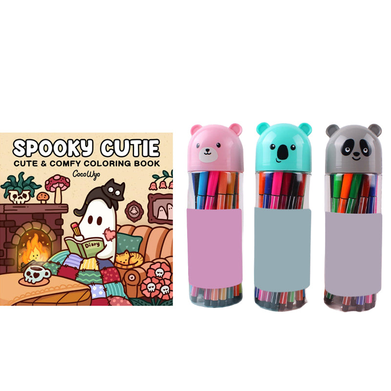 Spooky Cutie: Coloring Book for Adults and Teens