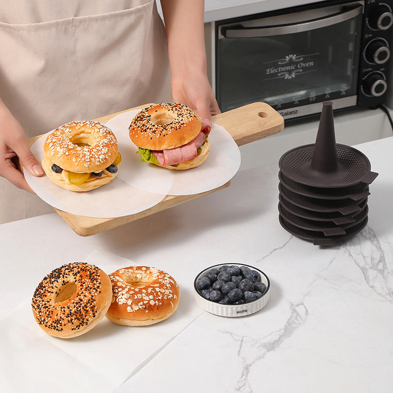 Easy-Bake Bagel Silicone Molds (6 pcs)