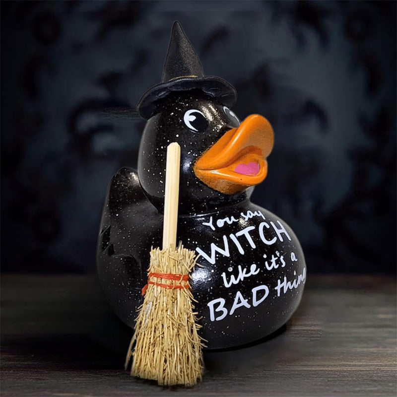 Halloween WITCH Rubber Duck Gift