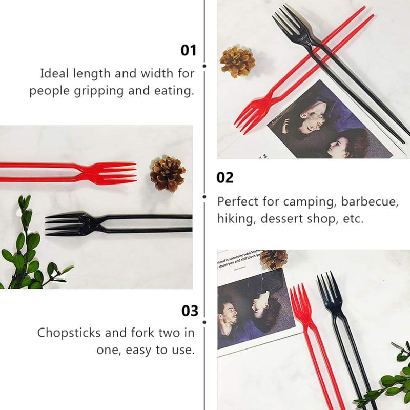 Chopsticks and Fork in ONE(50 PCS)