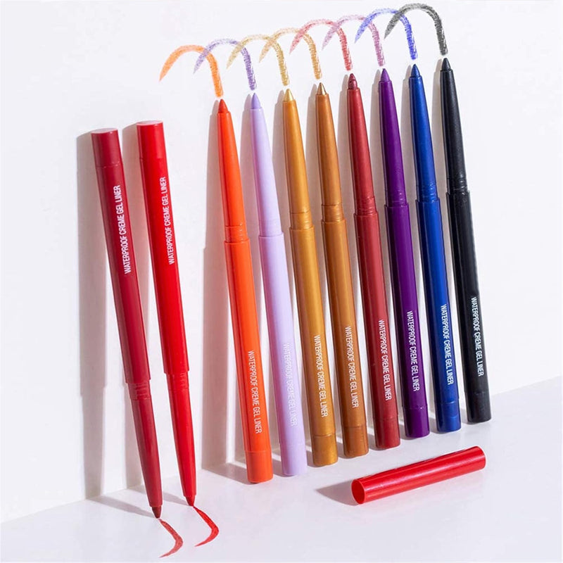 20 PCS Colored Eyeliners Pencil Set