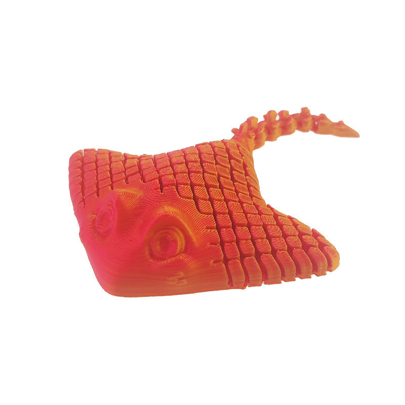 3D Printed Manta Ray Fidget Toy