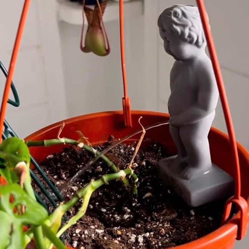 Pee My Plants Garden Sculpture