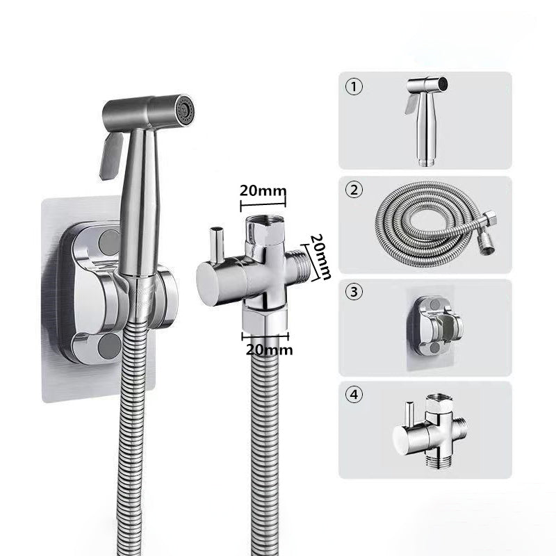 304 stainless steel toilet spray gun set