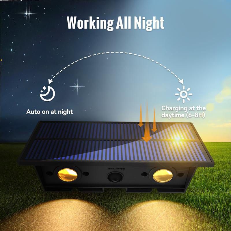 Garden Solar Wall Light