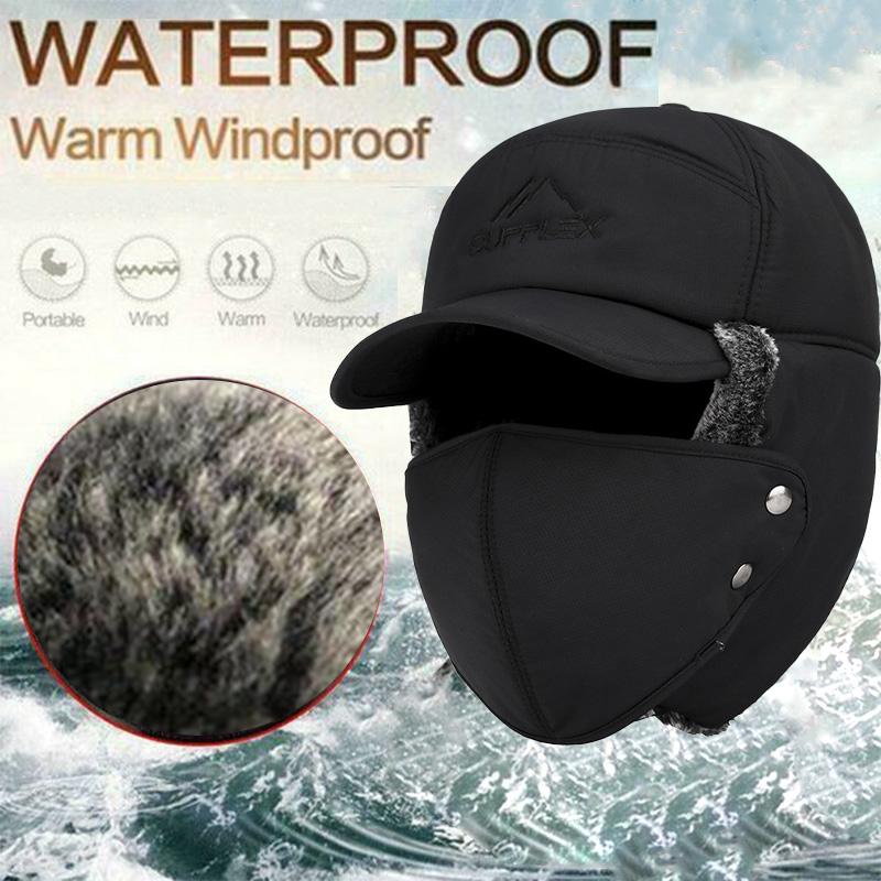 Unisex windproof & warm & ear protection & face protection hat