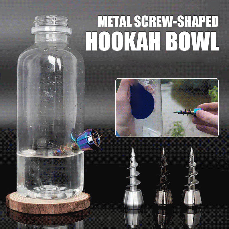 Metal Screw-Shaped Hookah Bowl