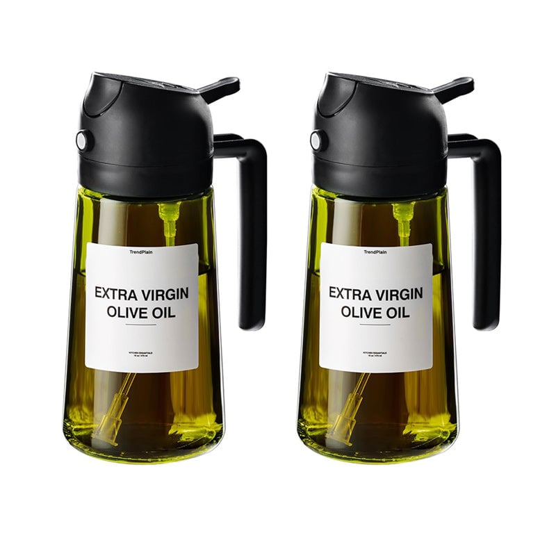 2-in-1 Glass Oil Sprayer and Dispenser