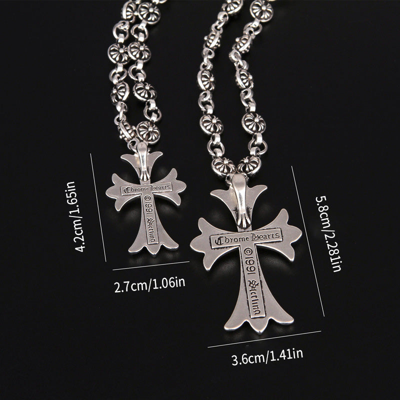 Gothic Cross Pendant Necklace