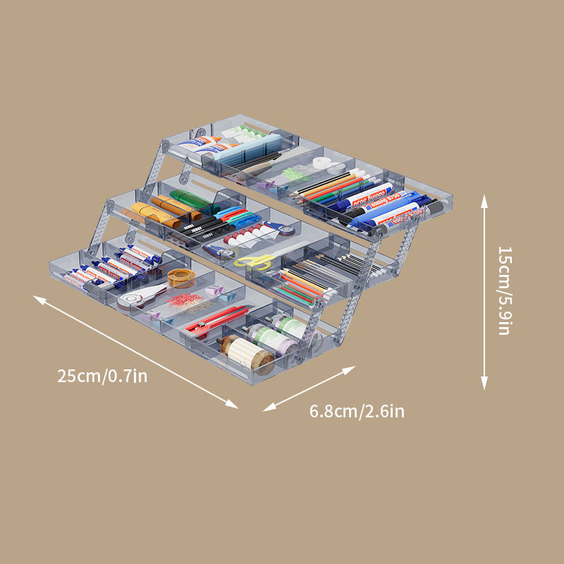 Multi-Level Expandable Smart Drawer Organizer