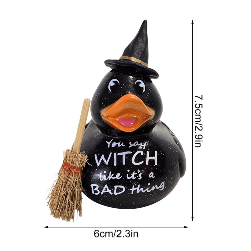 Halloween WITCH Rubber Duck Gift