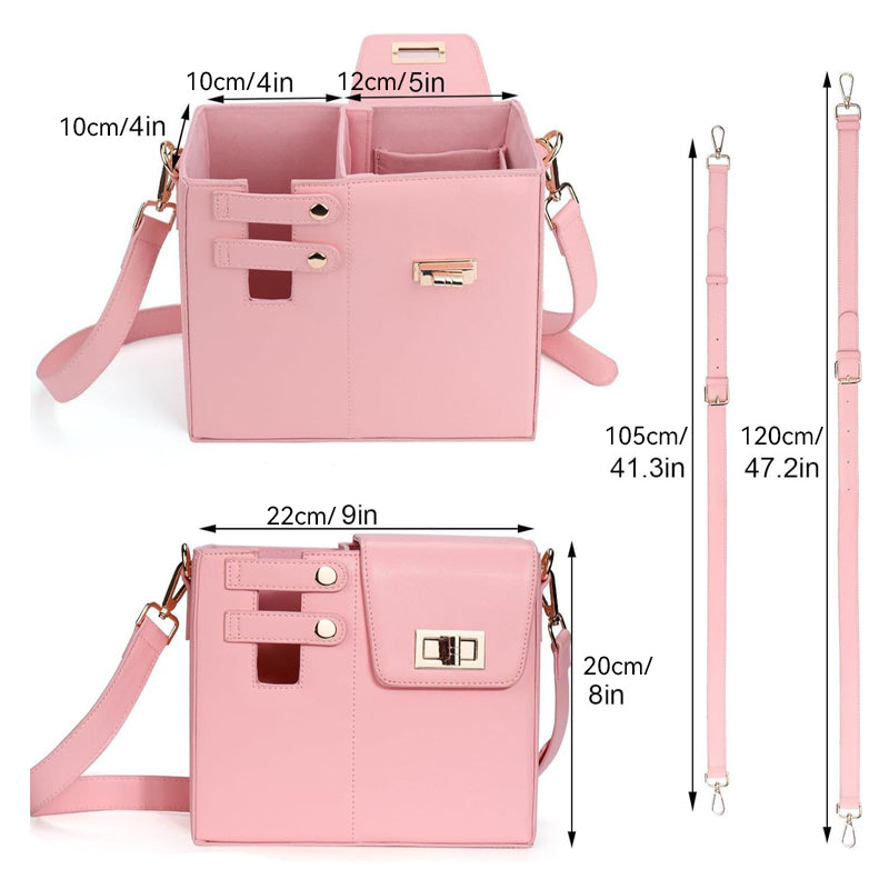 Crossbody Bag with Water Bottle Holder for Women