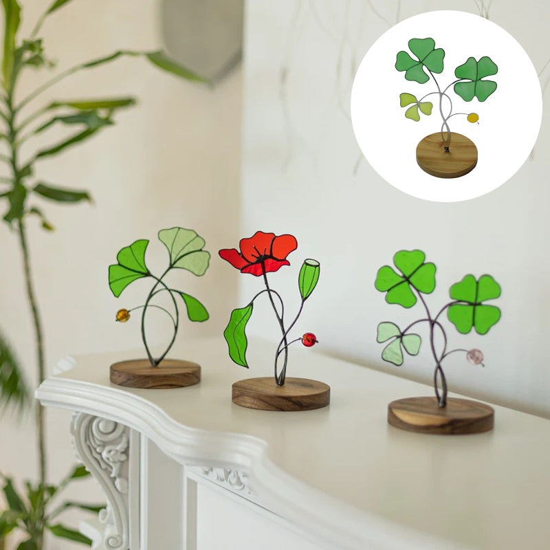Colorful flower ornaments