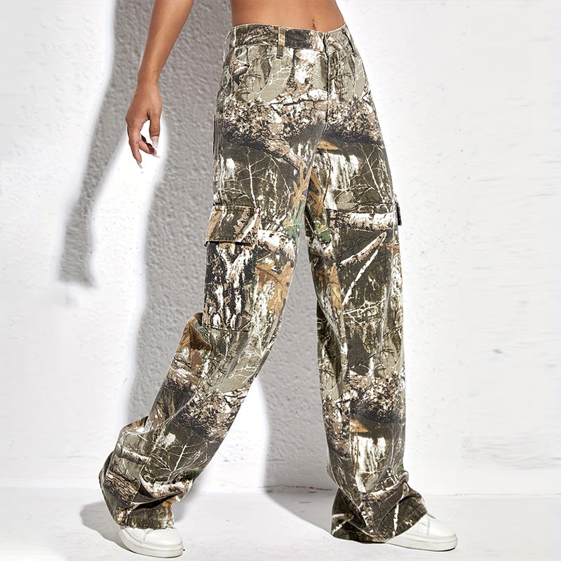 Women's Camouflage Overalls with Pockets