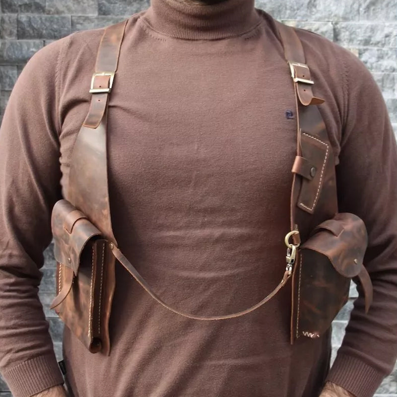 Medieval Steampunk Retro Strap Armpit Shoulder Bag