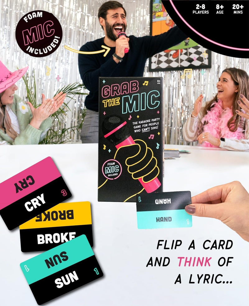 Grab The Mic - The Party Game For People Who Can't Sing!