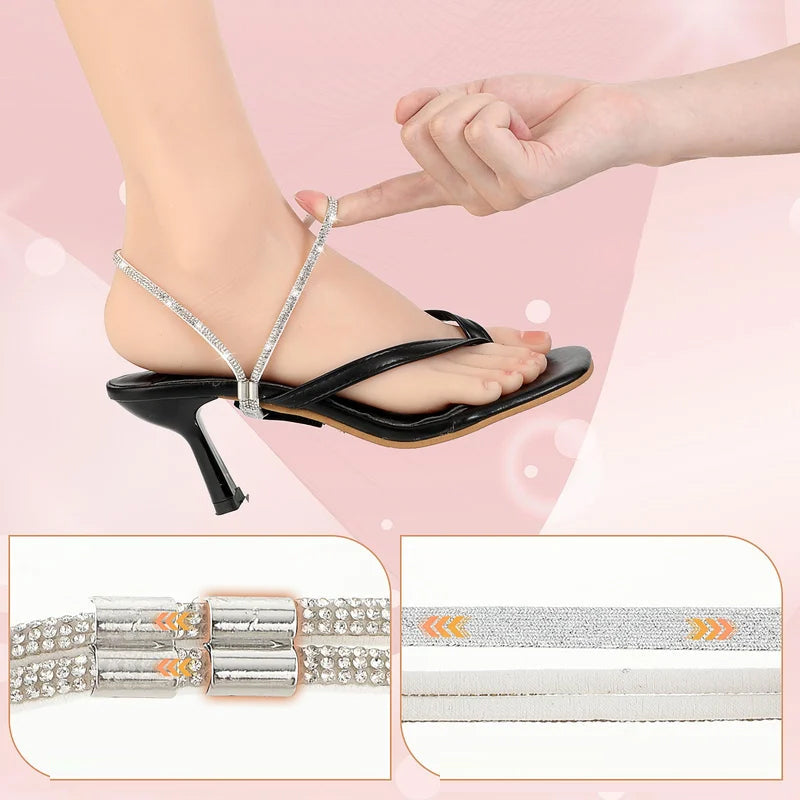 Elastic High Heels Shoe Straps Set