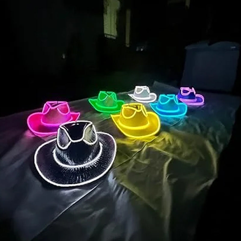 LED Cowboy Party Hat