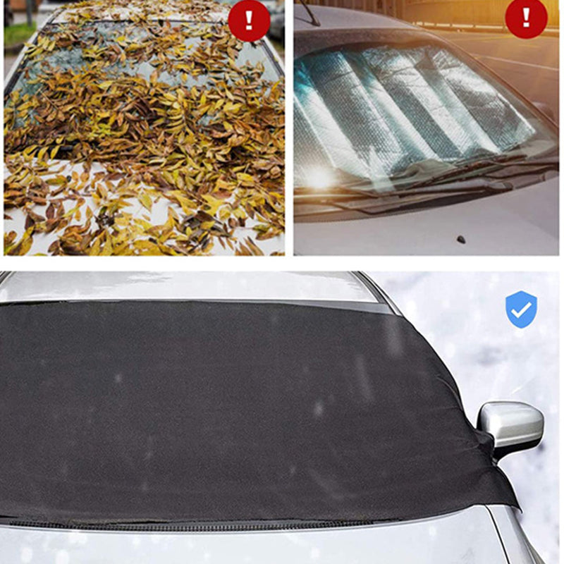 Enhanced 600D Oxford Fabric Windshield Frost Cover