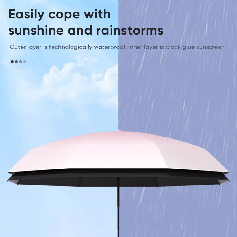 Mini Travel Size Rain Sun Umbrella