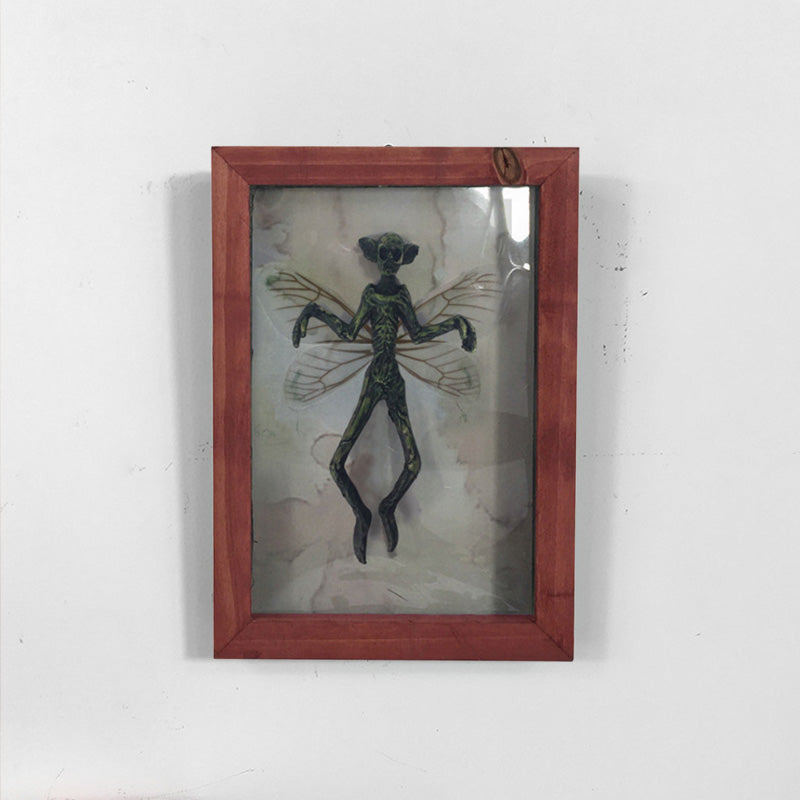 Mysterious Mummified Fairy in Frame