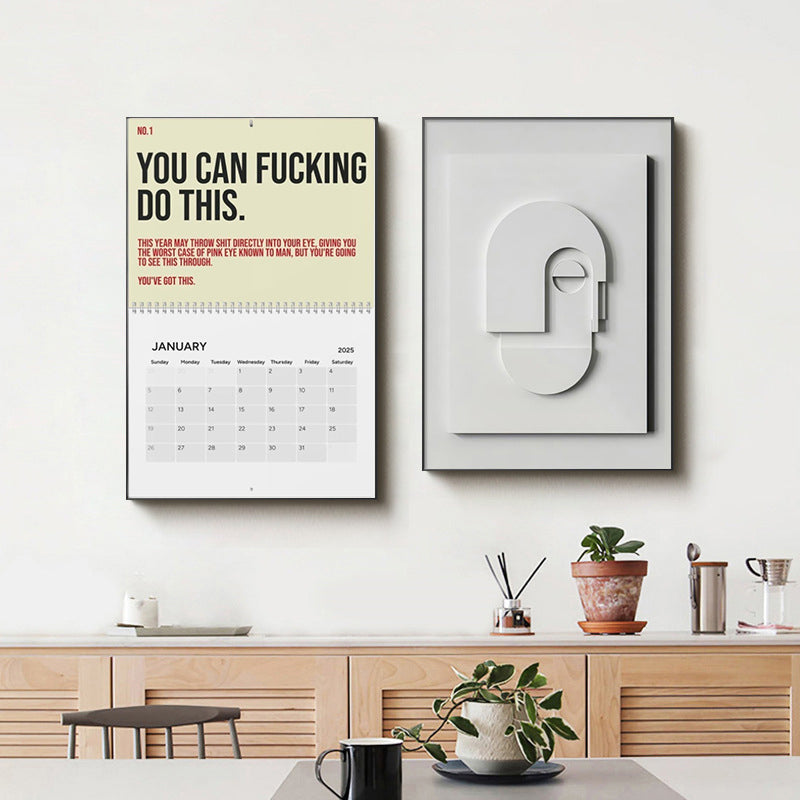 Your Kick-Ass Motivational Calendar (2025)