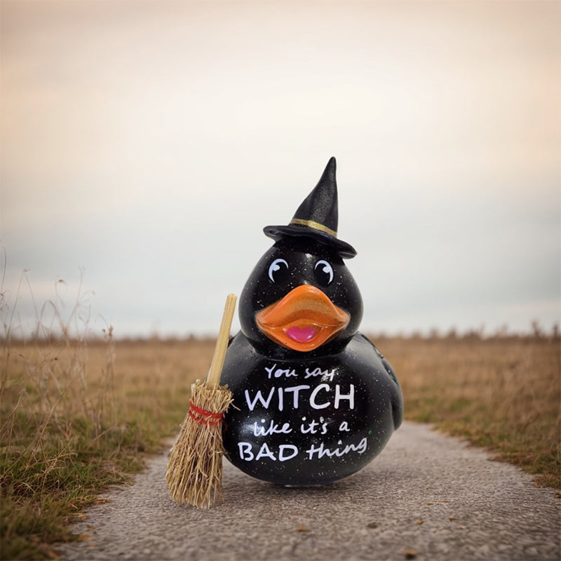 Halloween WITCH Rubber Duck Gift