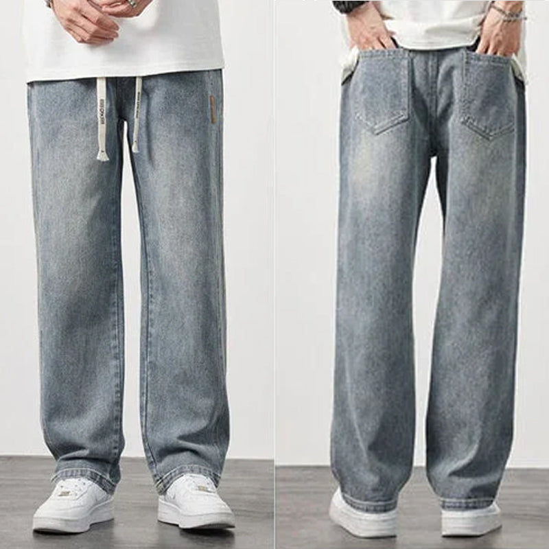 Men's Loose Straight Jeans